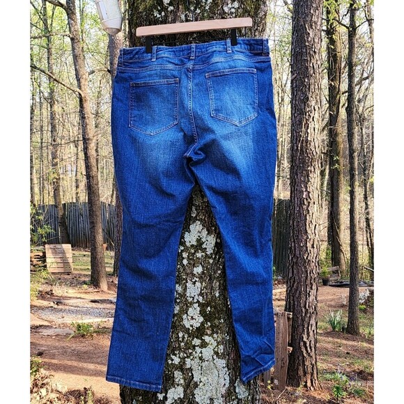 Boden The Cavendish Girlfriend Ankle Jeans Embroidered Artisan UK 20R US 16 R - Picture 4 of 16